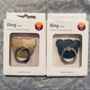 Ring Stent Bear Kickstand Rotate 360